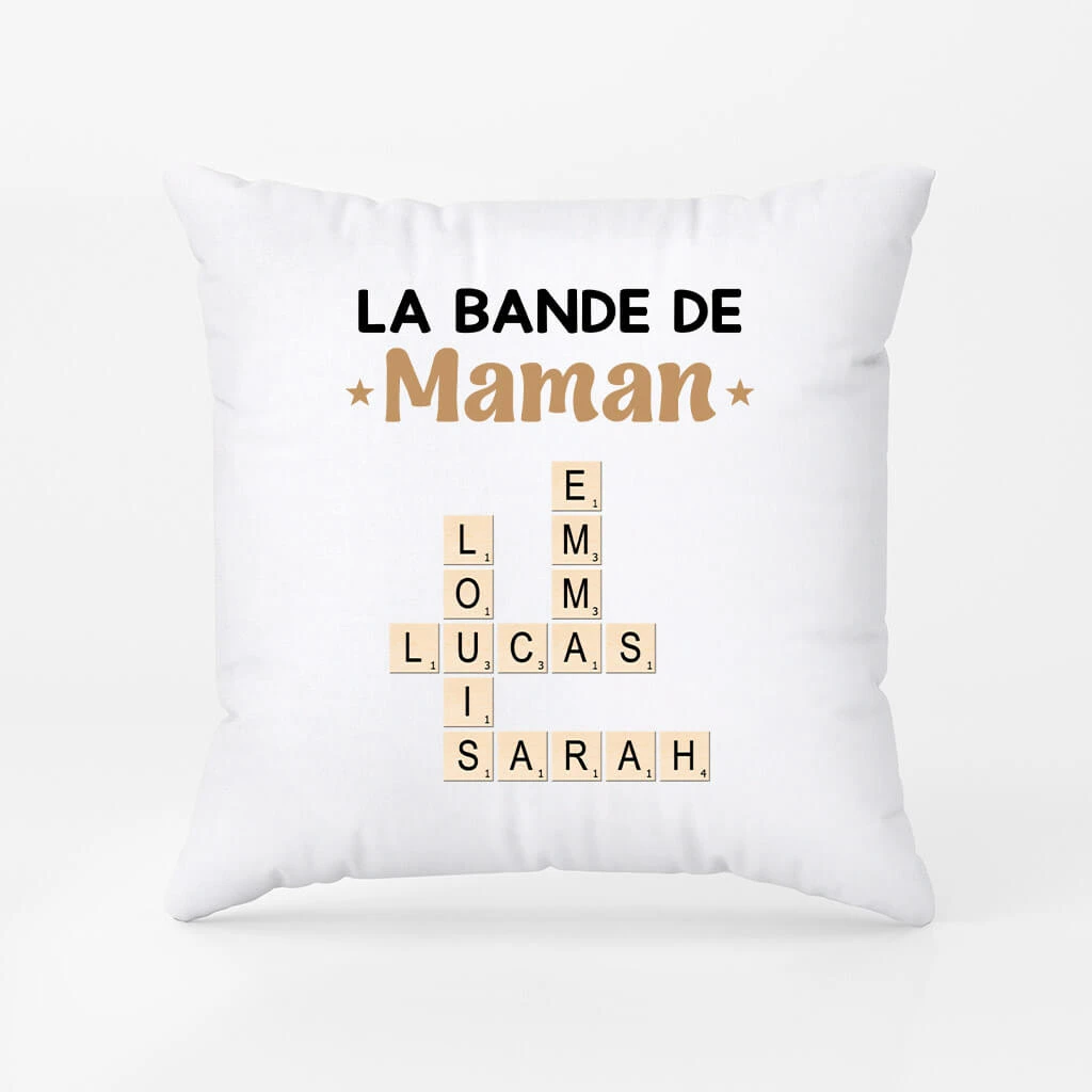 La Bande À Papy Avec Mots Croisés Bleus - Cadeau Personnalisé | Coussin Pour Papy 2 La Bande À Papy Avec Mots Croisés Bleus - Cadeau Personnalisé | Coussin Pour Papy – Image 2