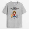 Cette Maman Chat Appartient À Avec Chats Mignons - Cadeau Personnalisé | T-shirt Pour Amoureux Des Animaux