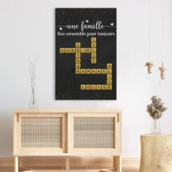Une Famille Liée Ensemble Pour Toujours - Cadeau Personnalisé | Toile Pour Famille -Vivelamode Soldes Magasin 3458CFR3 une famille liee ensemble pour toujours toile famille personnalisable