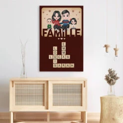 Famille Version Noel Avec Mots Croisés - Cadeau Personnalisé | Toile Pour Famille -Vivelamode Soldes Magasin 3461CFR3 famille version noel avec mots croises toile famille personnalisable 3d2516d3 2ba1 47ee 90b6 579388428ed1