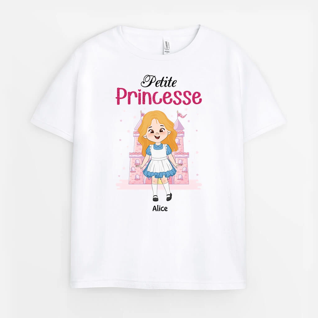 Petite Princesse - Cadeau Personnalisé | T-shirt Pour Enfant 1 Petite Princesse - Cadeau Personnalisé | T-shirt Pour Enfant