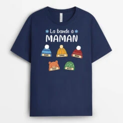La Bande À Papy Version Bonnet De Noël - Cadeau Personnalisé | T-shirt Pour Papy -Vivelamode Soldes Magasin 3541AFR2 la bande a papy version bonnet de noel tee shirt papy personnalise