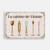 La Cuisine De Mamie Avec Les Ustensiles - Cadeau Personnalisé | Toile Pour Mamie