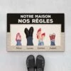 Notre Maison Nos Règles Version Chaussures - Cadeau Personnalisé | Paillasson Pour Famille 4 Notre Maison Nos Règles Version Chaussures - Cadeau Personnalisé | Paillasson Pour Famille -Vivelamode Soldes Magasin 3579DFR1 notre maison nos regles version chaussures paillasson personnalise pour famille