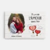 Il Y A De L'amour Dans L'air Avec Photo - Cadeau Personnalisé | Toile Pour Couple -Vivelamode Soldes Magasin 3688CFR1 il y a de lamour dans lair avec photo toile couple romantique personnalisee