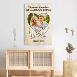 Le Bonheur Le Plus Doux Est Celui Qu'On Partage - Cadeau Personnalisé | Toile Pour Couple 5 Le Bonheur Le Plus Doux Est Celui Qu'On Partage - Cadeau Personnalisé | Toile Pour Couple -Vivelamode Soldes Magasin 3692CFR3 le bonheur le plus doux est celui quon partage toile personnalisable couple