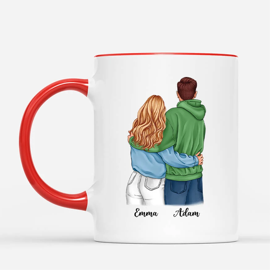 Je T'Aime Plus Fort Que Tout - Cadeau Personnalisé | Mug Pour Couple 2 Je T'Aime Plus Fort Que Tout - Cadeau Personnalisé | Mug Pour Couple – Image 2