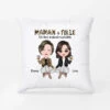 Maman Et Fille Léopard - Cadeau Personnalisé | Coussin Pour Maman -Vivelamode Soldes Magasin 3838PFR1 coussin pour maman personnalise maman et fille leopard 3838P8M0A