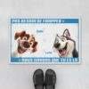 Pas Besoin De Frapper Version Cartoon - Cadeau Personnalisé |Paillasson Pour Amoureux Des Chiens 4 Pas Besoin De Frapper Version Cartoon - Cadeau Personnalisé |Paillasson Pour Amoureux Des Chiens -Vivelamode Soldes Magasin 3860DFR1 paillasson personnalise chien pas besoin de frapper design cartoon 3860d5m5c