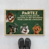 Chien, Alcool Et Des Friandises - Paillasson Personnalisé Chien