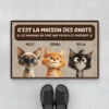 C'est La Maison Des Chats - Cadeau Personnalisé | Paillasson Pour Amoureux Des Animaux 6 C'est La Maison Des Chats - Cadeau Personnalisé | Paillasson Pour Amoureux Des Animaux -Vivelamode Soldes Magasin 3940DFR1 paillasson chat personnalise maison des chats 3940D9N5D
