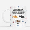 Mes Chiens Me Possèdent Avec Empreintes - Cadeau Personnalisé | Mug Pour Amoureux Des Animaux