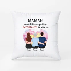 Merci D’Être Une Partie Si Importante - Cadeau Personnalisé | Coussin Pour Maman