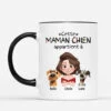 Cette Maman Chien Appartient À Design Cartoon - Cadeau Personnalisé | Mug Pour Amoureux Des Animaux -Vivelamode Soldes Magasin 4071MFR2 mug personnalise chien ce papa appartient a design cartoon 4071m8i0c 1