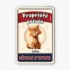Propriété Privée 3D - Cadeau Personnalisé | Plaque Pour Amoureux Des Chats 5 Propriété Privée 3D - Cadeau Personnalisé | Plaque Pour Amoureux Des Chats -Vivelamode Soldes Magasin 4104EFR1 effet dimpression 3d plaque personnalisee avec chat propriete privee 4104e8m5d