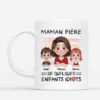 Maman Fière Design Cartoon - Cadeau Personnalisé | Mug Pour Maman