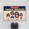 Bienvenue à Famille Version Cool Design Cartoon - Cadeau Personnalisé | Paillasson Pour Famille -Vivelamode Soldes Magasin 4206DFR1 paillasson personnalise bienvenue a famille version cool design cartoon 4206dkq0i