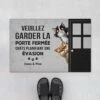 Veuillez Garder La Porte Fermée Design Cartoon - Cadeau Personnalisé | Paillasson Pour Amoureux Des Chats -Vivelamode Soldes Magasin 4211DFR1 paillasson personnalise chat veuillez garder la porte fermee design cartoon 4211d5m5d
