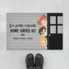 Les Petits-Enfants Sont Gâtés Ici Version Gris - Cadeau Personnalisé | Paillasson Pour Mamie -Vivelamode Soldes Magasin 4229DFR1 paillasson personnalise les petits enfants sont gates ici version gris 4229d5m8a