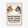 [Effet D'Impression 3D] N'Essaie Même Pas 3D - Cadeau Personnalisé | Plaque Pour Amoureux Des Chats