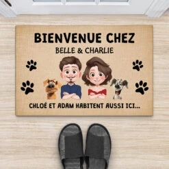 Bienvenue Chez Version L’homme Et Les Chiens - Cadeau Personnalisé | Paillasson Personnalisable -Vivelamode Soldes Magasin 4275DFR2 paillasson personnalise bienvenue chez l homme et les chiens 4275d8i0c
