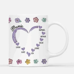 Maman Cœur Avec Fleurs 3D - Cadeau Personnalisé | Mug Pour Maman 5 Maman Cœur Avec Fleurs 3D - Cadeau Personnalisé | Mug Pour Maman -Vivelamode Soldes Magasin 4304MFR3 effet dimpression 3d mug personnalise maman coeur avec fleurs 4304m