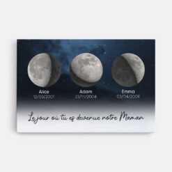 Le Jour Spécial Design Lunaison - Cadeau Personnalisé | Mug Pour Papa Et Maman