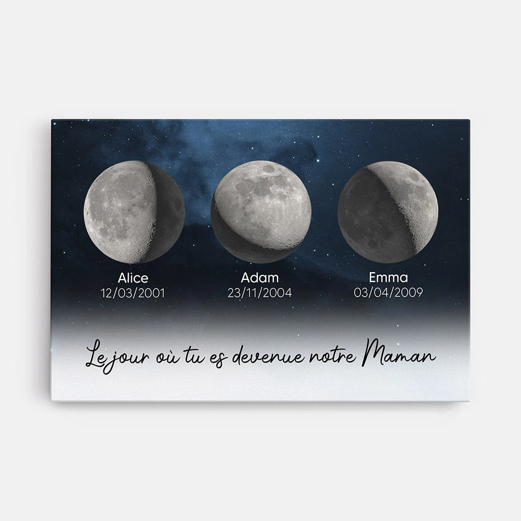 Le Jour Spécial Design Lunaison - Cadeau Personnalisé | Mug Pour Papa Et Maman 1 Le Jour Spécial Design Lunaison - Cadeau Personnalisé | Mug Pour Papa Et Maman