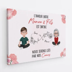 Toile L'Amour Est Infini Personnalisée Maman -Vivelamode Soldes Magasin 4318CFR2 toile personnalisee maman lamour est infini 4318ctk0a