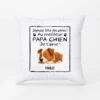 Joyeuse Fête Des Pères - Coussin Personnalisé Chien