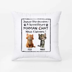Joyeuse Fête Des Pères - Coussin Personnalisé Chat -Vivelamode Soldes Magasin 4419PFR2 coussin personnalise chat joyeuse fete des peres 4419pkm5d