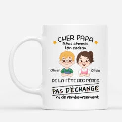 Cadeau Fête Des Pères - Cadeau Personnalisé | Mug Pour Papa