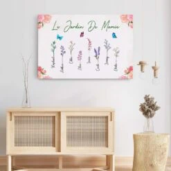 Le Jardin De Mamie Avec Jolies Fleurs - Toile Personnalisée Mamie 5 Le Jardin De Mamie Avec Jolies Fleurs - Toile Personnalisée Mamie -Vivelamode Soldes Magasin 4564CFR3 toile personnalisee le jardin de mamie jolies fleurs 4564c