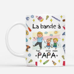 La Bande À Papa Avec Outils Dessin Crayon - Mug Personnalisé Pour Papa