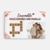 Ensemble Version Photo Et Mots-Croisés - Toile Famille Personnalisée