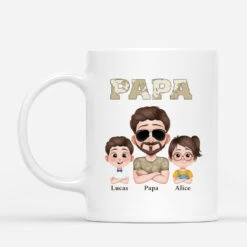 Mug La Bande À Papa Soldat Version Carte Personnalisé