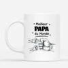 Mug Meilleur Papa Dans Le Monde Avec Poings Personnalisé -Vivelamode Soldes Magasin 4903MFR1 mug personnalise meilleur papa dans le monde poings 4903m5t7b