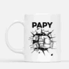 Bosse Des Poings Casse-Mur - Mug Personnalisé Papa