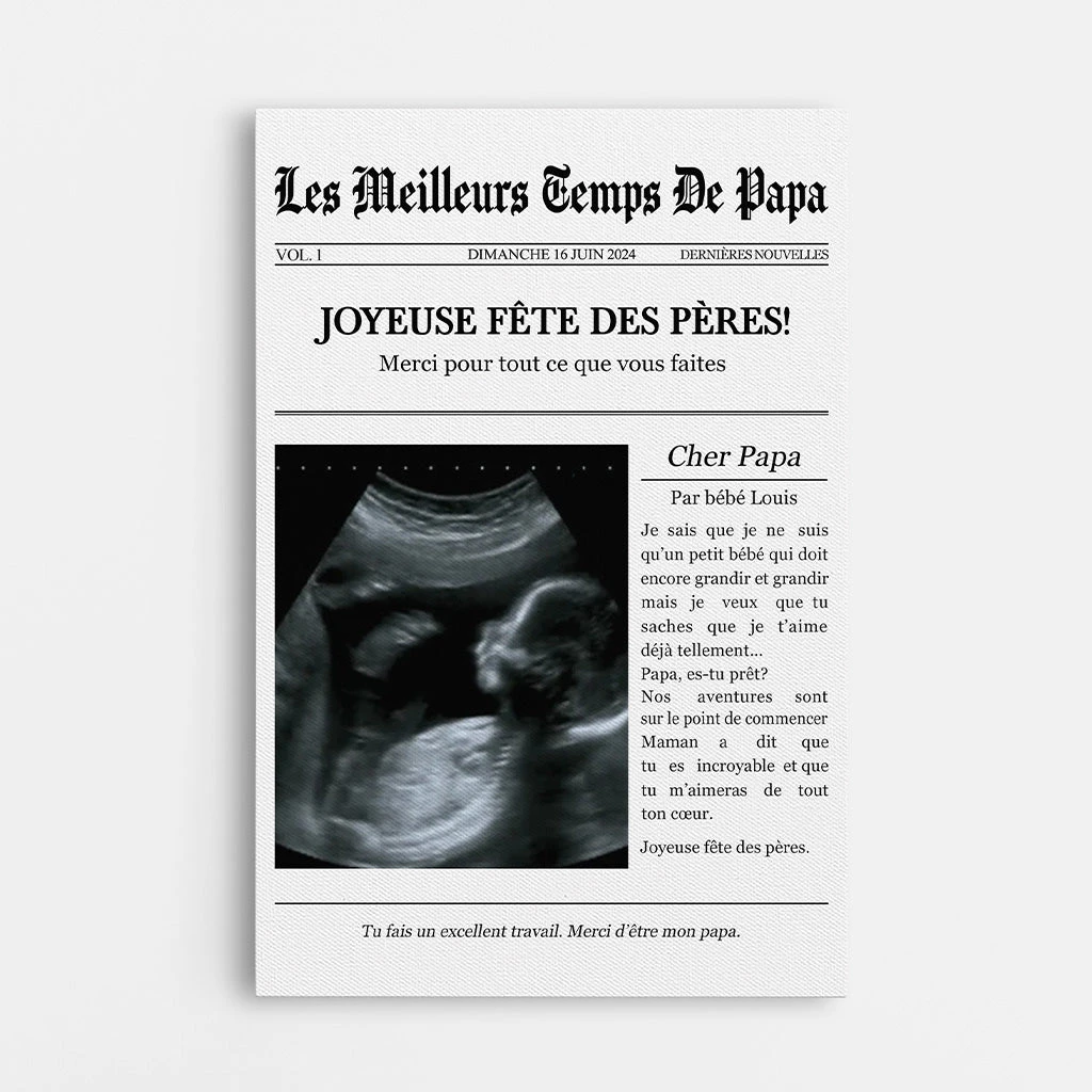 Les Meilleurs Moments De Papa/Maman Avec Photo - Cadeau Personnalisé | Toile Pour Papa 1 Les Meilleurs Moments De Papa/Maman Avec Photo - Cadeau Personnalisé | Toile Pour Papa