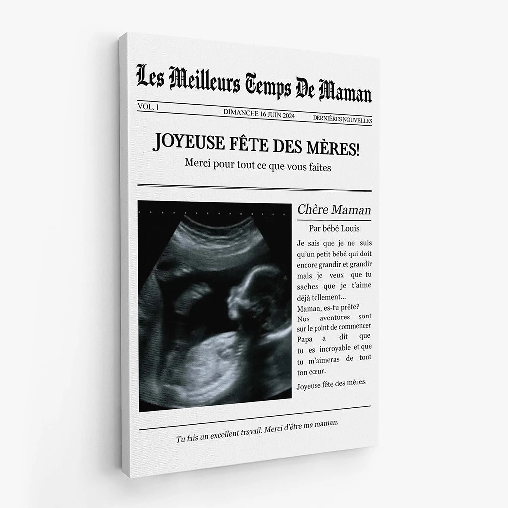 Les Meilleurs Moments De Papa/Maman Avec Photo - Cadeau Personnalisé | Toile Pour Papa 2 Les Meilleurs Moments De Papa/Maman Avec Photo - Cadeau Personnalisé | Toile Pour Papa – Image 2