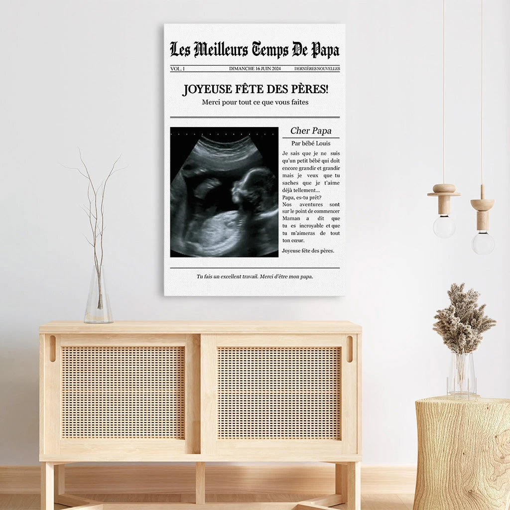 Les Meilleurs Moments De Papa/Maman Avec Photo - Cadeau Personnalisé | Toile Pour Papa 3 Les Meilleurs Moments De Papa/Maman Avec Photo - Cadeau Personnalisé | Toile Pour Papa – Image 3