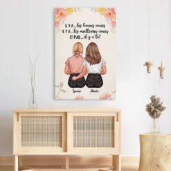 Il Y A Toi Avec Fleurs - Cadeau Personnalisé | Toile Pour Meilleure Amie 5 Il Y A Toi Avec Fleurs - Cadeau Personnalisé | Toile Pour Meilleure Amie -Vivelamode Soldes Magasin FR3 aded64a3 cf5f 473a 8cf0 d1b1d4954a73
