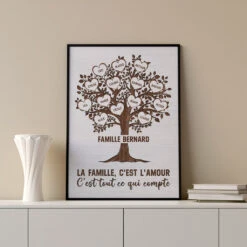 Arbre De Famille - Cadeau Personnalisé | Poster For Famille -Vivelamode Soldes Magasin FR 0373S6