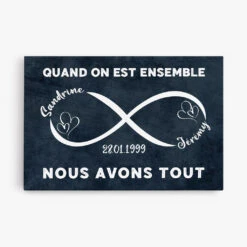 Nous Avons Tout - Cadeau Personnalisé | Toile Pour Couples/Amoureux