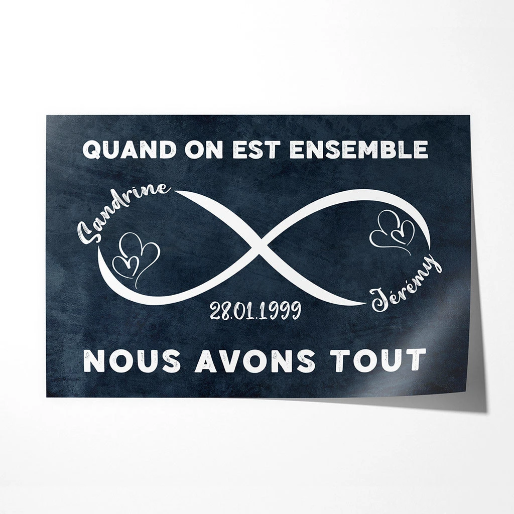 Quand On Est Ensemble - Cadeaux Personalisés | Poster Pour Vieux Couple, Saint-Valentin 1 Quand On Est Ensemble - Cadeaux Personalisés | Poster Pour Vieux Couple, Saint-Valentin