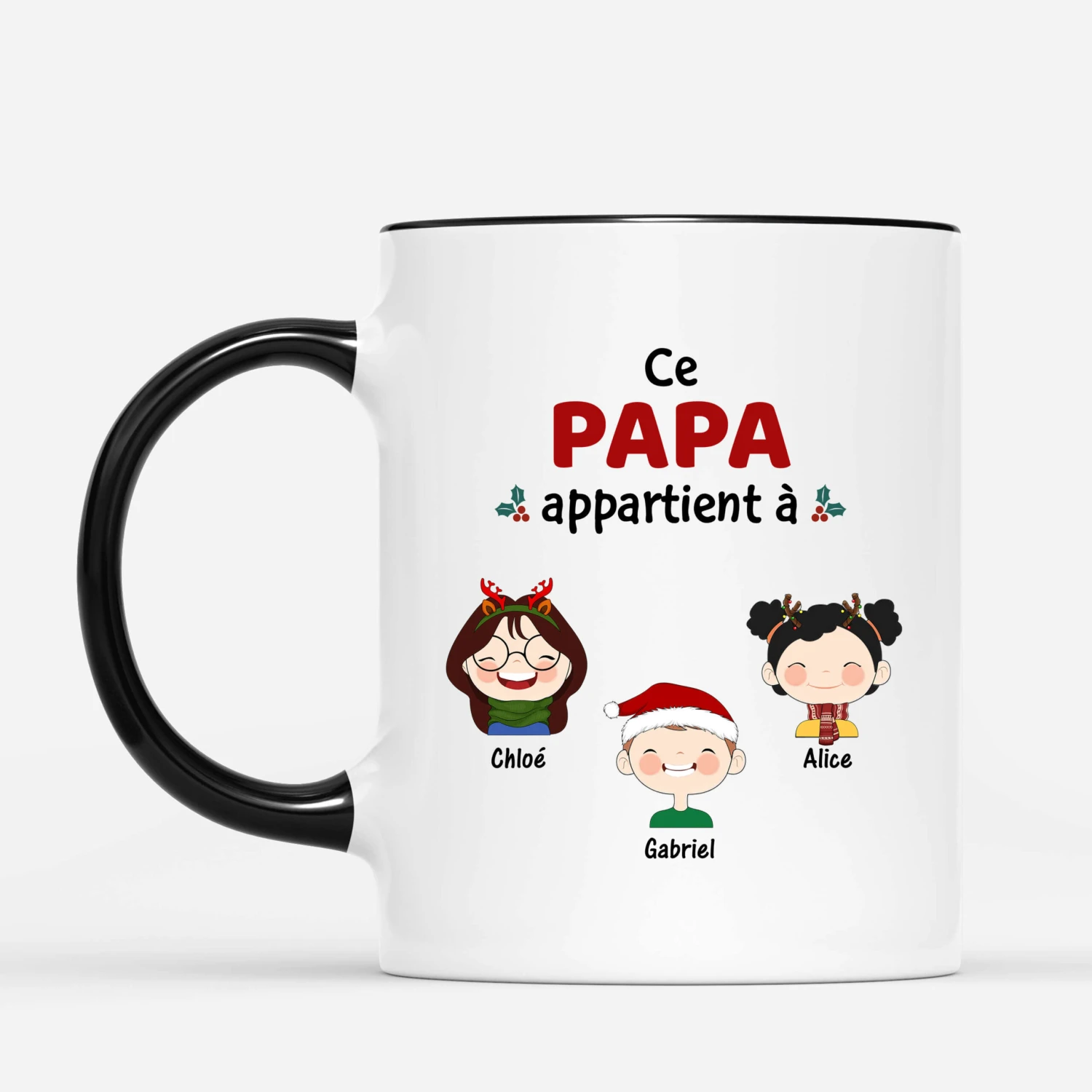 Ce Papa Appartient À - Cadeau Personnalisé | Mug Pour Papa Papi 2 Ce Papa Appartient À - Cadeau Personnalisé | Mug Pour Papa Papi – Image 2