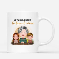 Je T'aime, Mamie - Cadeau Personnalisé | Mug Pour Mamie