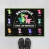 Bienvenue Papasaurus Mamansaurus - Cadeau Personnalisé | Paillasson Pour Famille -Vivelamode Soldes Magasin FR 0594D1