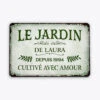 Le Jardin - Cadeau Personnalisé | Plaque De Jardin Pour Maman Mamie 4 Le Jardin - Cadeau Personnalisé | Plaque De Jardin Pour Maman Mamie -Vivelamode Soldes Magasin FR 0602E1