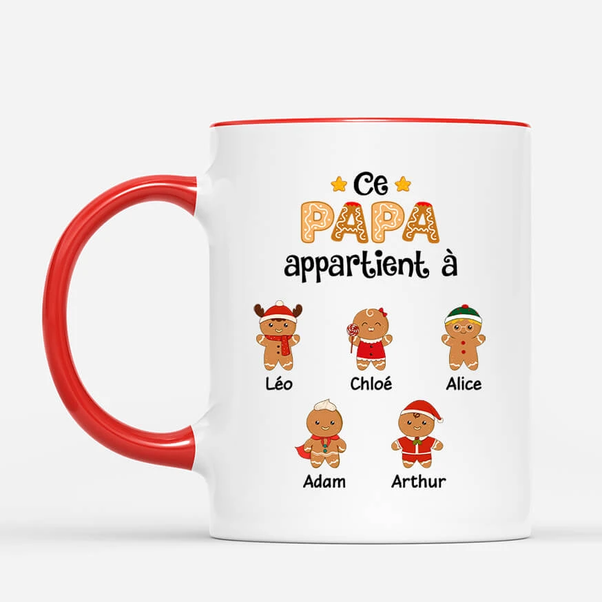 Ce Papi Appartient À - Cadeau Personnalisé | Mug Pour Papa Papi Noël 2 Ce Papi Appartient À - Cadeau Personnalisé | Mug Pour Papa Papi Noël – Image 2